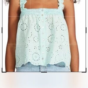 BB Dakota Steve Madden Women's Summer Sunrise Eyelet Top